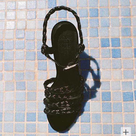 Used Maryam Nassir Zadeh X J.Crew braided block-heel sandals - Picture 5 of 10